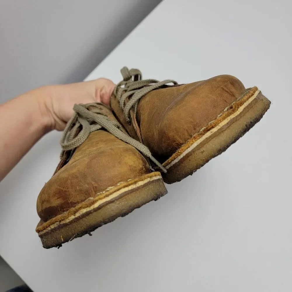 Cabela's Brown Leather Chukka Boots Thick Sole Size 8.5